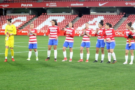 El Granada Femenino pisará el sábado el `Nuevo Los Cármenes` por segunda vez esta temporada (JOSÉ VELASCO / GRJ) El Granada Femenino pisará el sábado el `Nuevo Los Cármenes` por segunda vez esta temporada (JOSÉ VELASCO / GRJ)