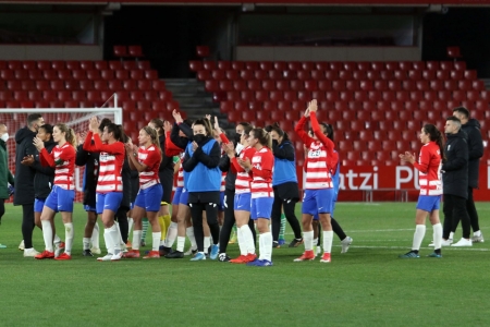 El Granada Femenino necesita el apoyo de sus aficionados en el trascendental duelo frente al Alhama (JOSÉ VELASCO / GRJ) El Granada Femenino necesita el apoyo de sus aficionados en el trascendental duelo frente al Alhama (JOSÉ VELASCO / GRJ)