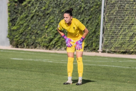 María Pi, en un partido con el Granada Femenino antes de su lesión (JOSÉ VELASCO / GRJ) María Pi, en un partido con el Granada Femenino antes de su lesión (JOSÉ VELASCO / GRJ)