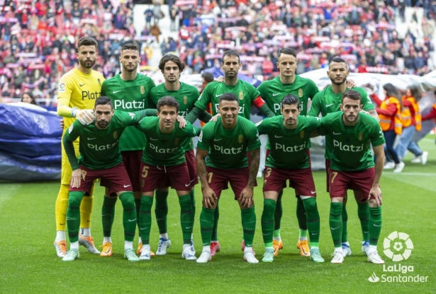 Once inicial del Granada contra el Atlético de Madrid (LALIGA) Once inicial del Granada contra el Atlético de Madrid (LALIGA)