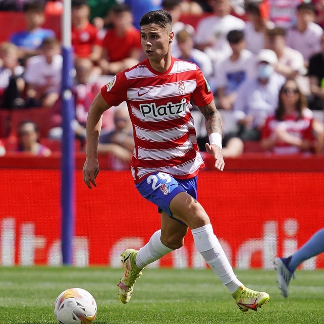 Sergio Barcia debutó con el primer equipo (GRANADA CF) 