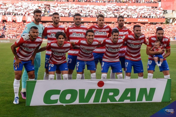 Once inicial del Granada ante el Espanyol (JOSÉ M. BALDOMERO)