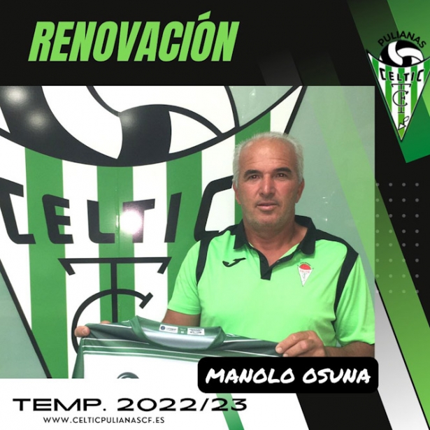 Manolo Osuna promociona al primer equipo del Céltic (CÉLTIC CF) Manolo Osuna promociona al primer equipo del Céltic (CÉLTIC CF)