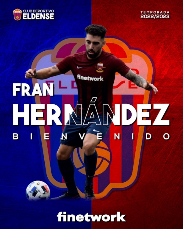 Fran Hernández ha fichado por el CD Eldense (CD ELDENSE) Fran Hernández ha fichado por el CD Eldense (CD ELDENSE)