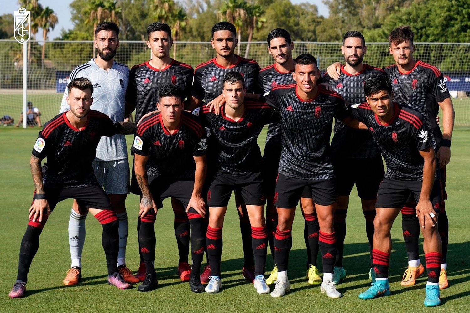 Once titular del Granada ante el Almería en las instalaciones jerezanas de Montecastillo Golf (PEPE VILLOSLADA / GCF)