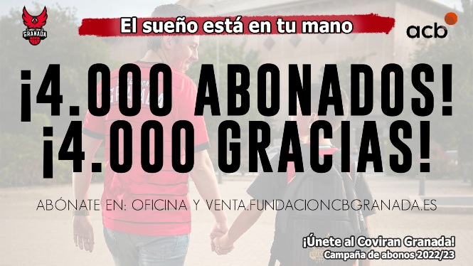 El Covirán Granada ya tiene 4.000 abonados (FUNDACIÓN CB GRANADA) 
