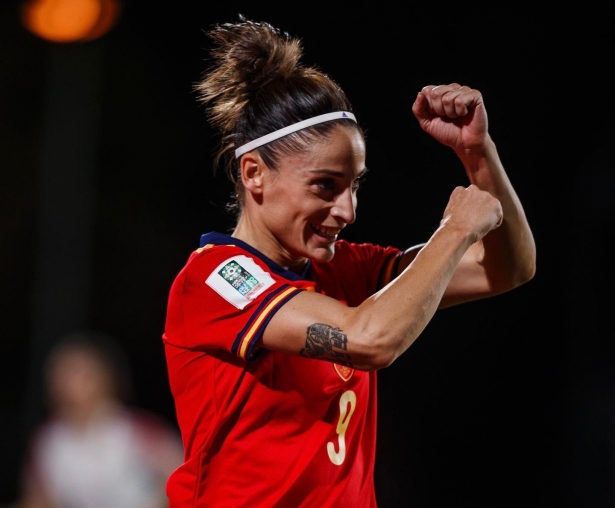 Esther González celebra su gol ante Hungría en esta última ventana internacional Esther González celebra su gol ante Hungría en esta última ventana internacional