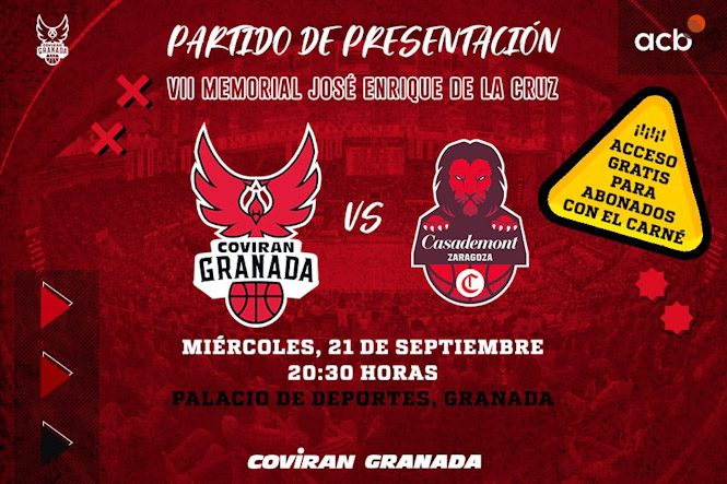 El Covirán Granada se presenta ante su afición (FUNDACIÓN CB GRANADA)