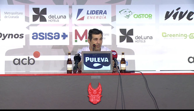 Rueda de prensa previa de Pablo Pin (FUNDACIÓN CB GRANADA) 