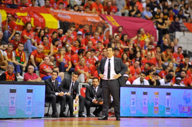 Pablo Pin durante el partido ante UCAM Murcia (ACB PHOTOS/ J. BERNAL) Pablo Pin durante el partido ante UCAM Murcia (ACB PHOTOS/ J. BERNAL)