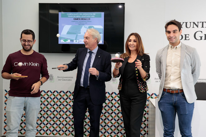 Presentación del Campeonato de Andalucía de tenis de mesa adaptado (AYTO. GRANADA)