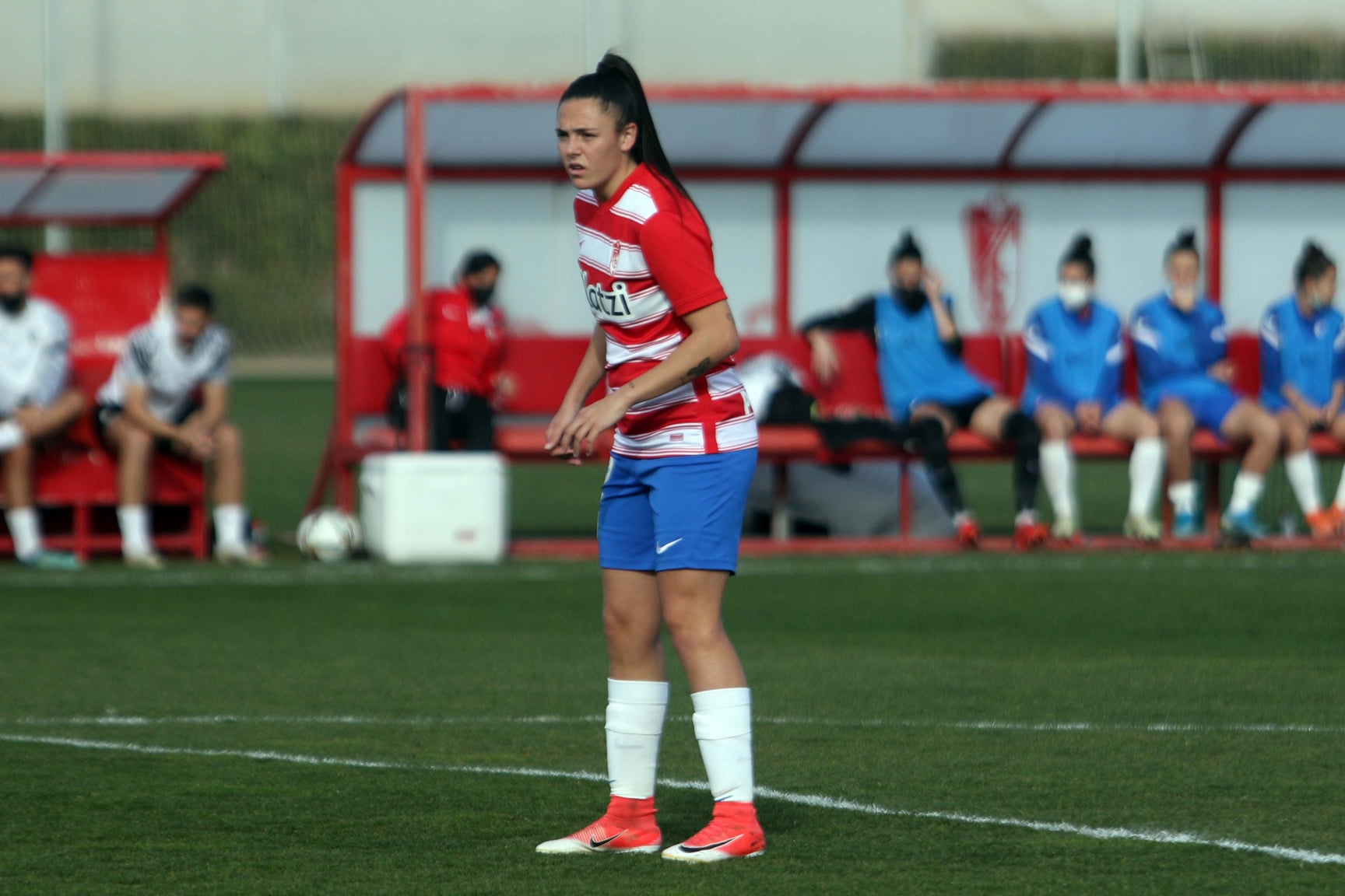 Alba Pérez, jugadora del Granada Femenino (JOSÉ VELASCO / GRJ)