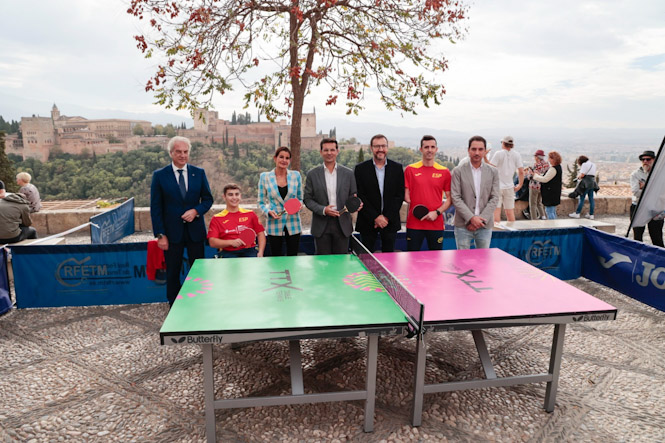 Presentación del campeonato del mundo de tenis de mesa para discapacitados (JAVIER ALGARRA/ AYUNTAMIENTO)