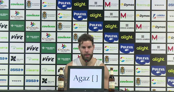 Rueda de prensa de Cristian Díaz (FUNDACIÓN CB GRANADA) 