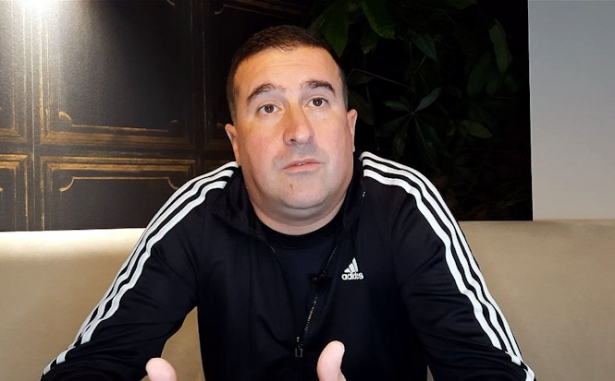Luis Daza en un momento de la entrevista en Restaurante Traizzionera de Atarfe (GRJ)