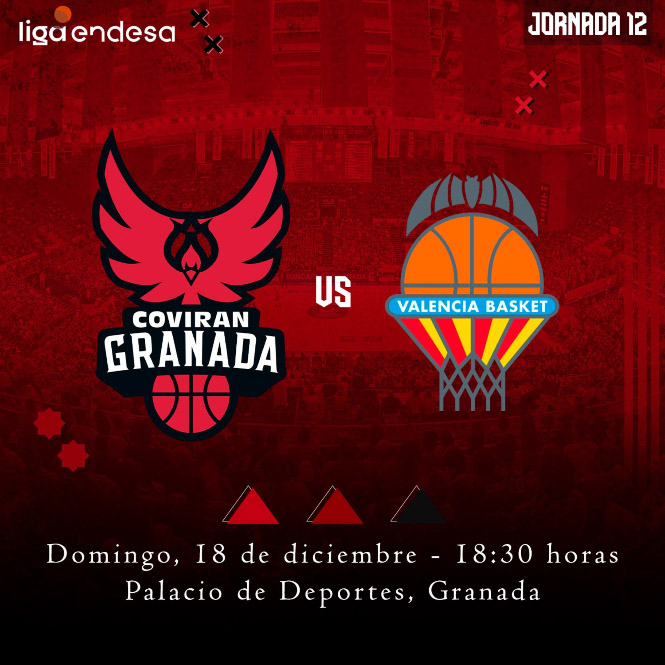 El Coviran Granada recibe al Valencia Basket (FUNDACIÓN CB GRANADA) 