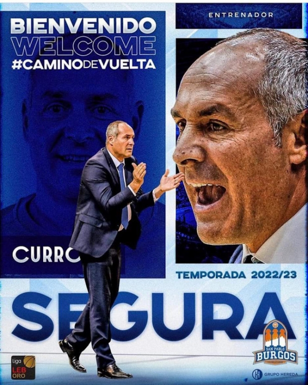 Curro Segura regresa a España (SAN PABLO BURGOS) Curro Segura regresa a España (SAN PABLO BURGOS)