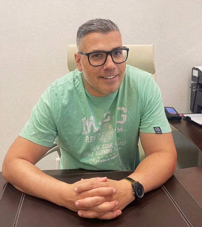 El director deportivo del CD Huétor Vega, Alfonso Fernández