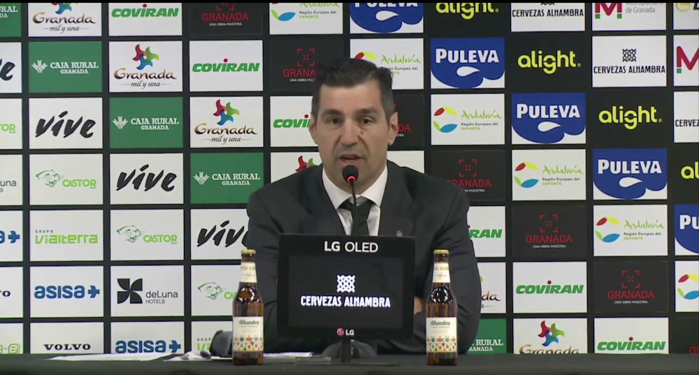 Rueda de prensa post partido de Pablo Pin (FUNDACIÓN CB GRANADA) 