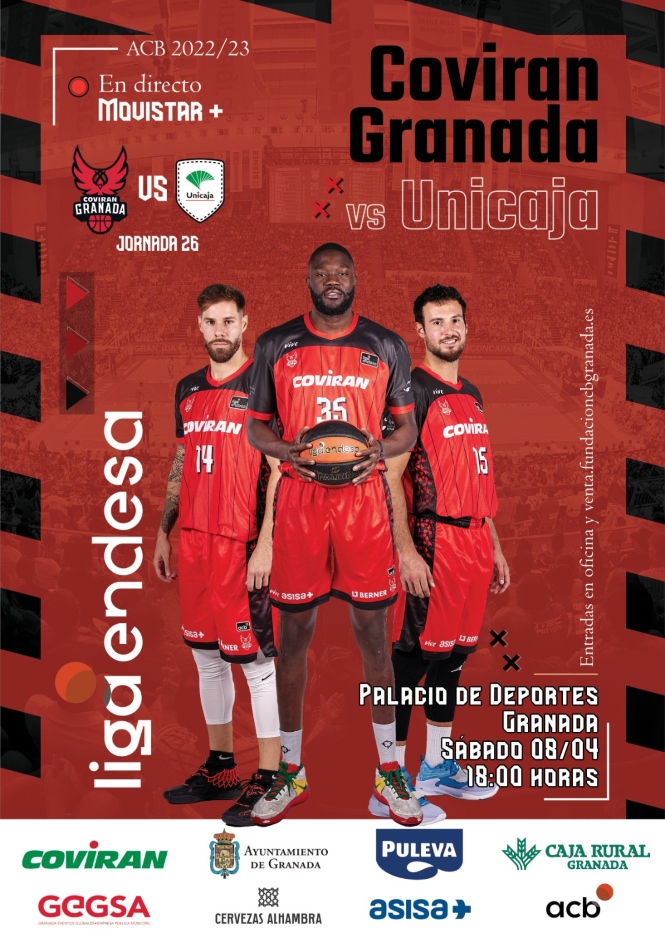 El Coviran Granada recibirá a Unicaja (FUNDACIÓN CB GRANADA) 