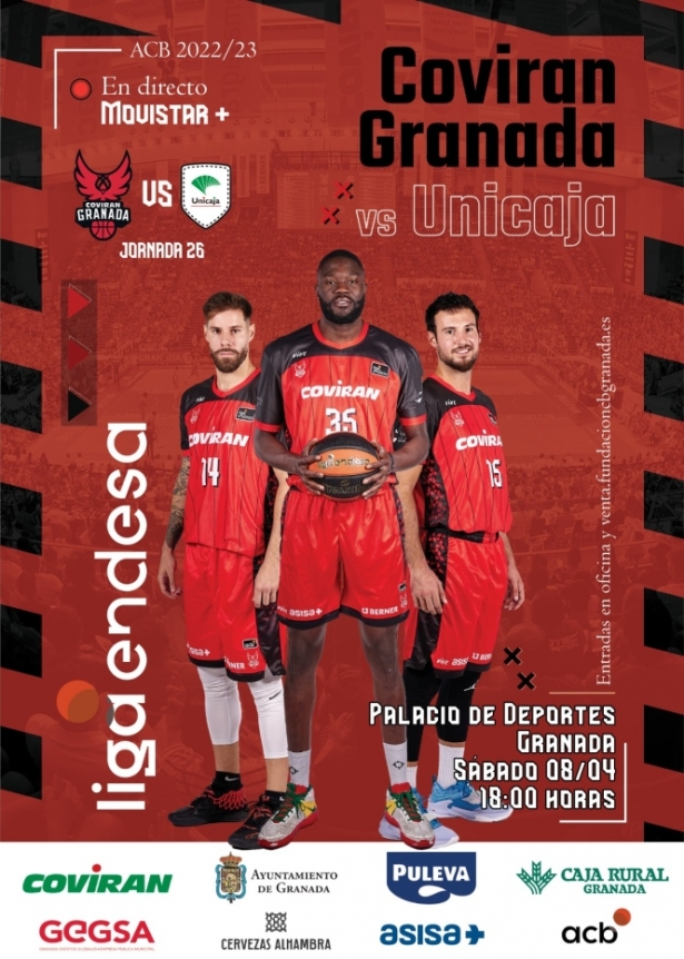 El Coviran Granada recibirá a Unicaja (FUNDACIÓN CB GRANADA) El Coviran Granada recibirá a Unicaja (FUNDACIÓN CB GRANADA)