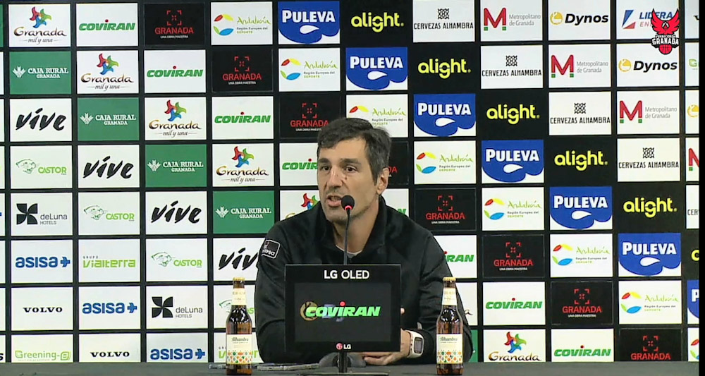 Rueda de prensa previa de Pablo Pin (FUNDACIÓN CB GRANADA) 