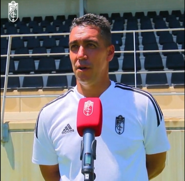 Juan Antonio Milla tras el partido en San Roque (GRANADA CF) Juan Antonio Milla tras el partido en San Roque (GRANADA CF)