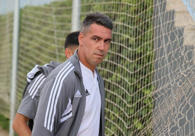 El entrenador del Recreativo de Granada, Juan Antonio Milla (GRANADA CF)