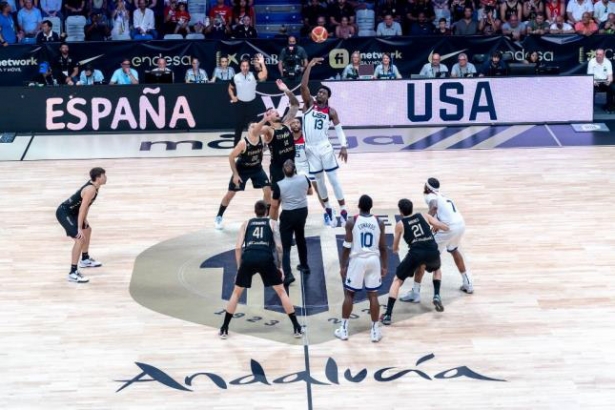 Partido de la selección española ante Estados Unidos (FEB)