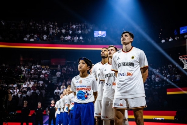 David Kramer con la, selección alemana (FIBA) 