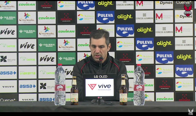 Rueda de prensa previa de Pablo Pin (FUNDACIÓN CB GRANADA) 