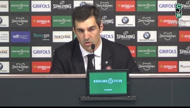 Rueda de prensa post partido de Pablo Pin (JOVENTUT BADALONA) Rueda de prensa post partido de Pablo Pin (JOVENTUT BADALONA)