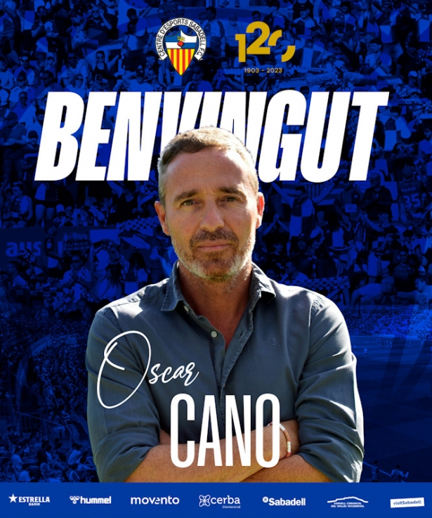 Óscar Cano dirigirá al CE Sabadell (CE SABADELL) Óscar Cano dirigirá al CE Sabadell (CE SABADELL)