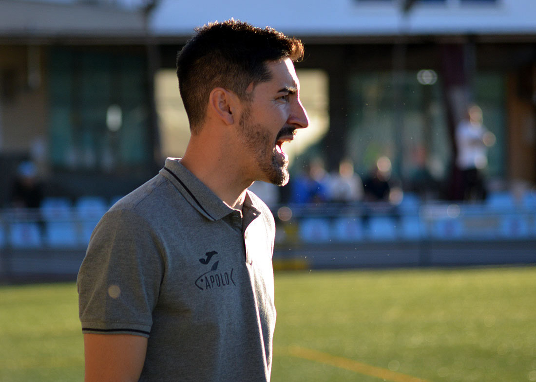 El entrenador del Loja CD, José Antonio Moral `Seco` (J. PALMA)