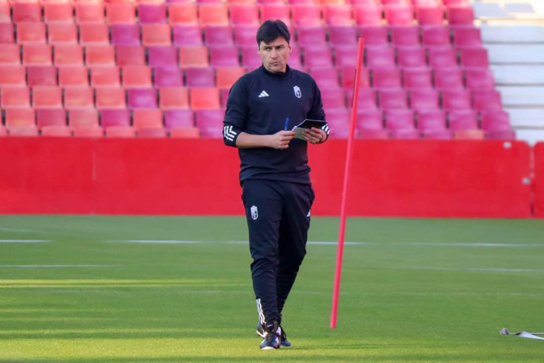 Alexander Medina ha entrenado en `Los Cármenes` (CRISTIÁN FERNÁNDEZ)