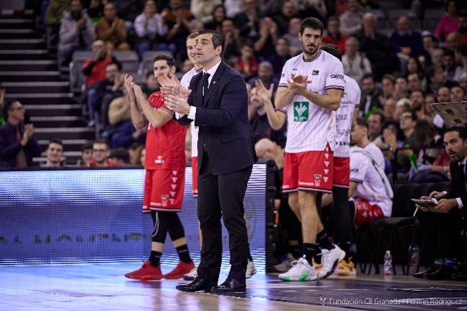 Pablo Pin durante el partido (FERMÍN RODRÍGUEZ / FUNDACIÓN CBG) 