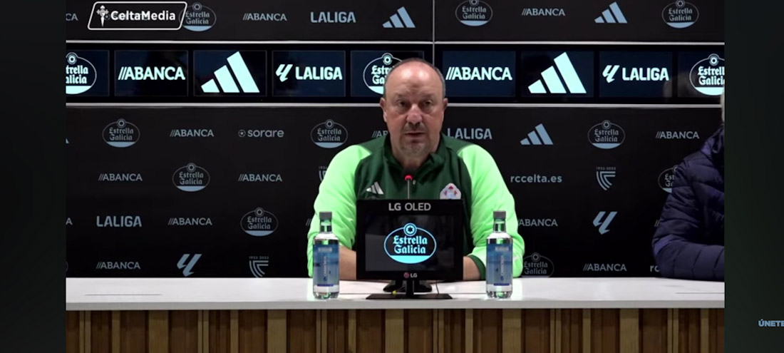 Rueda de prensa de Rafa Benítez (RC CELTA)