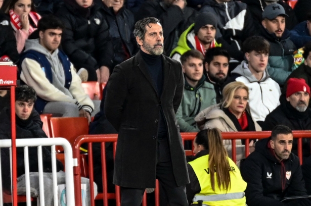Quique Sánchez Flores, entrenador del Sevilla FC, durante el encuentro (JOSÉ M. BALDOMERO) Quique Sánchez Flores, entrenador del Sevilla FC, durante el encuentro (JOSÉ M. BALDOMERO)
