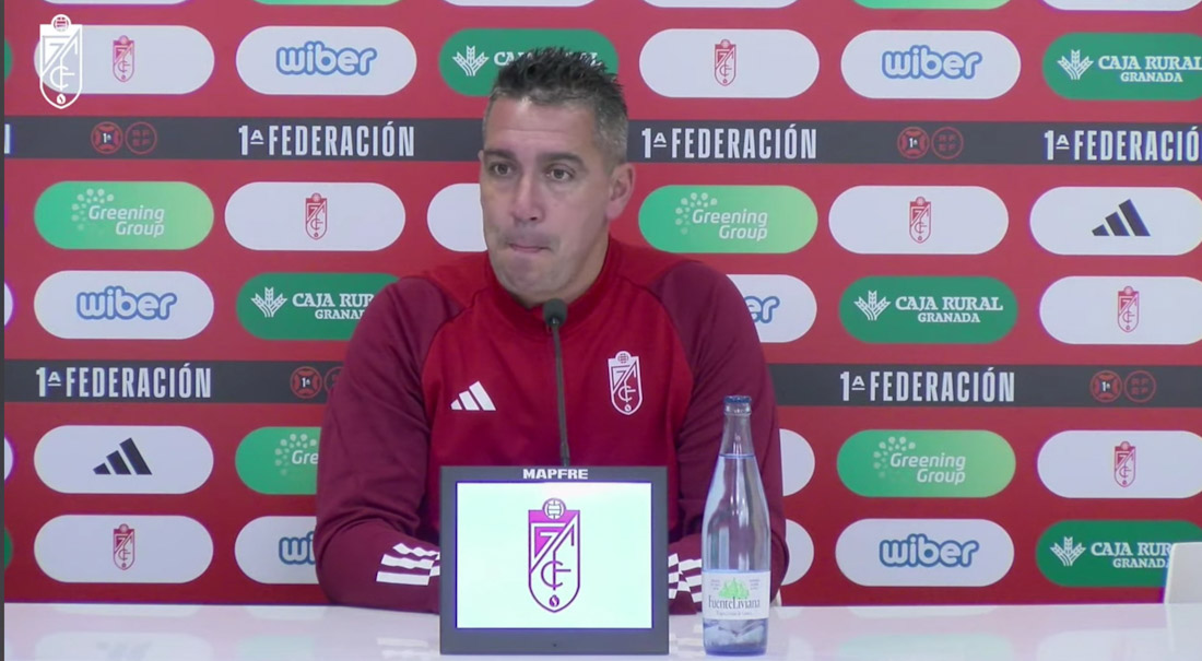 El entrenador del Recreativo Granada, Juan Antonio Milla (GRANADA CF)