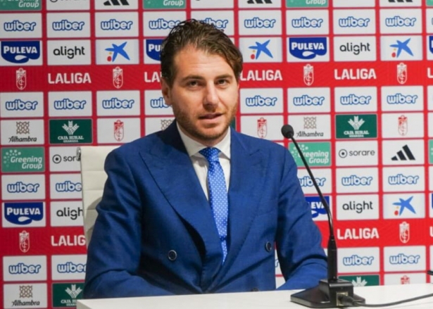 El director deportivo del Granada CF, Matteo Tognozzi (JOSE VELASCO) El director deportivo del Granada CF, Matteo Tognozzi (JOSE VELASCO)