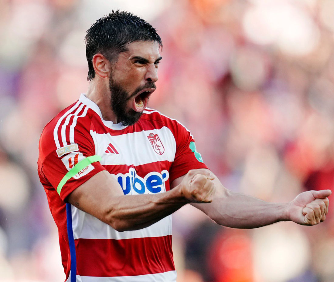 Bruno Méndez, que realizó un buen partido, marcó el tanto inicial (GCF)
