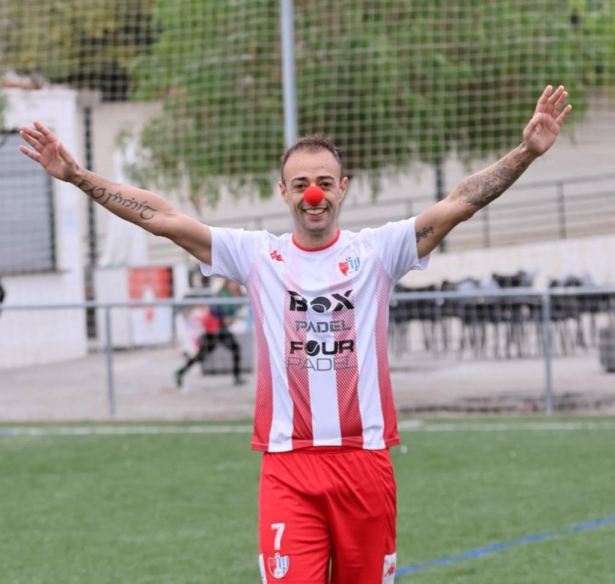 Dani Benítez celebra el gol (JOSÉ ANDRÉS FERNÁNDEZ)