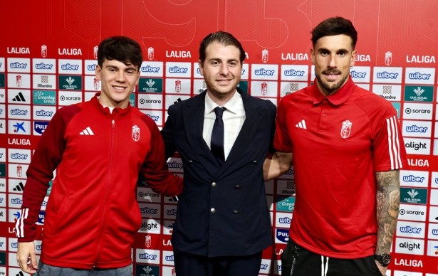 Matteo Tognozzi en la presentación oficial de Pellistri y Marc Martínez (JOSÉ ANDRÉS FERNÁNDEZ) Matteo Tognozzi en la presentación oficial de Pellistri y Marc Martínez (JOSÉ ANDRÉS FERNÁNDEZ)