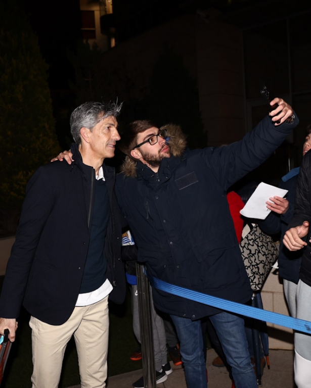 Imanol Alguacil a su llegada a Granada (REAL SOCIEDAD) Imanol Alguacil a su llegada a Granada (REAL SOCIEDAD)