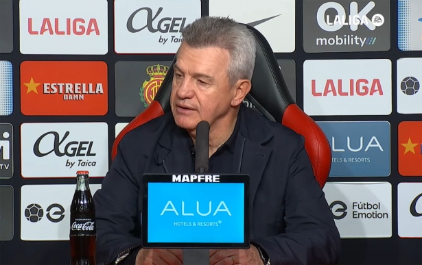 Javier Aguirre, entrenador del Real Mallorca, en un momento de la rueda de prensa (LALIGA) Javier Aguirre, entrenador del Real Mallorca, en un momento de la rueda de prensa (LALIGA)