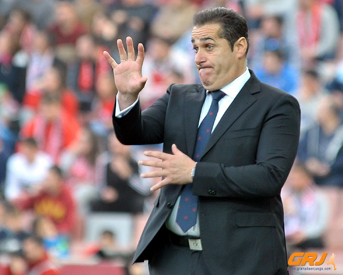 José Ramón Sandoval en su anterior etapa en el Granada CF 