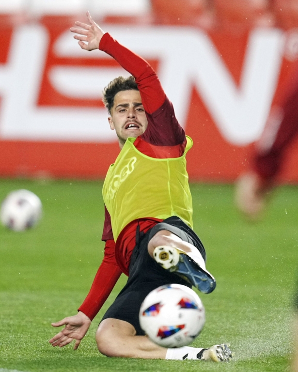 Óscar Melendo se empleó a fondo en el entrenamiento (GCF)
