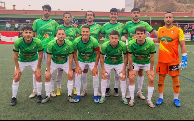 Once inicial del CD Huétor Vega ante el Poli Almería (CD HUÉTOR VEGA)