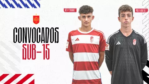 Iker Fernández y Pablo González (GRANADA CF) Iker Fernández y Pablo González (GRANADA CF)