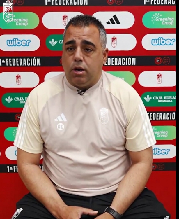 El entrenador del Recreativo Granada, Germán Crespo (GCF) El entrenador del Recreativo Granada, Germán Crespo (GCF)